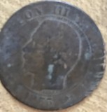 MNDSTR (1) Franta Napoleon III 5 Centimes 1855