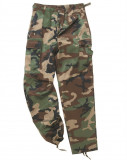 Pantaloni US BDU Ranger Woodland XS, Mil-Tec