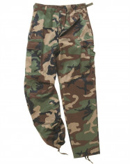 Pantaloni US BDU Ranger Woodland L foto