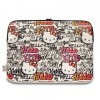 Husa Hello Kitty Tags Graffiti pentru Laptop 14inch, Bej