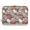 Husa Hello Kitty Tags Graffiti pentru Laptop 14inch, Bej