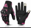 Manusi Moto Cross Enduro Downhill cu Protectii Unisex Negre Marimea 3XL