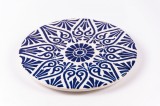 Suport pentru farfurie din ceramică Tatto Albastru