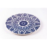 Suport pentru farfurie din ceramică Tatto Albastru