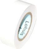 Banda izolatoare Lohuis, alb, 10 m x 0.15 mm x 19 mm