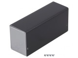 Carcasă aluminiu argintie 53,5mm x 160mm x 69mm