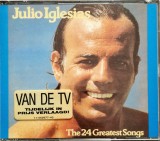 Julio Iglesias &lrm;&ndash; The 24 Greatest Songs _ NM / NM _ dublu cd , 2 x cd muzica pop rock, latino _ Columbia, Olanda, 1996