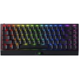 Tastatura gaming Razer BlackWidow V3 Mini HyperSpeed, Green Switch, Mecanica, HyperSpeed Wireless, Negru