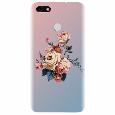 Husa silicon pentru Huawei Y6 Pro 2017, Roses foto