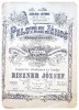 G434-I-Album partituri pian maghiare vechi 1869-Instrumente muzicale alese. PECSENY&Aacute;NSZKY-Palotasi Janos- Aplicatie pentru pian de Rizner Jozsef.