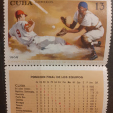 Cuba 1969 sport 1v + tab mnh