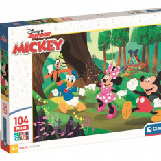 Puzzle Clementoni Maxi, Disney Mickey Mouse, 104 piese