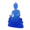 Statueta cu Buddha medicinei albastra din LIULI cu floare de lotus