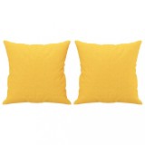 Cumpara ieftin Perne decorative, 2 buc., galben deschis, 40x40 cm