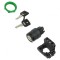 Comutator rotativ cu cheie 22mm 1 NO negru XB5AG61