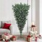 vidaXL Pom de Crăciun artificial pre-luminat cu globuri, cu fir răsturnat 3396870