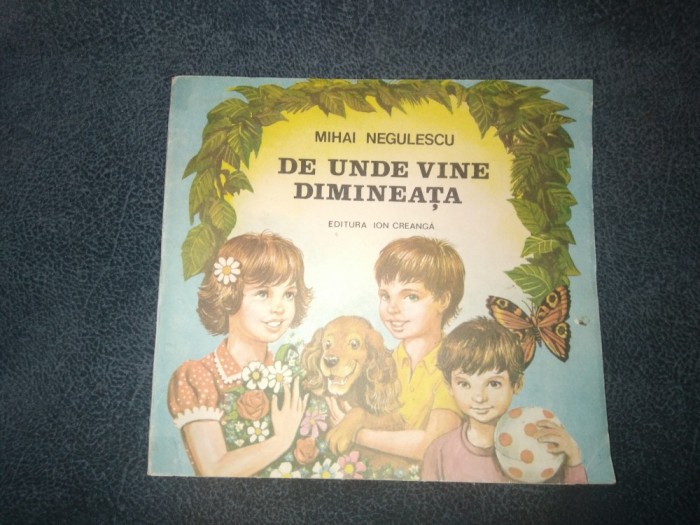 MIHAI NEGULESCU - DE UNDE VINE DIMINEATA