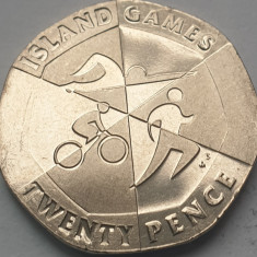 20 pence 2019 Gibraltar, 2019 Island Games, unc, AB