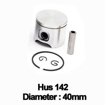 Piston complet Husqvarna: 141, 142 (40mm) - PowerTool TopQuality