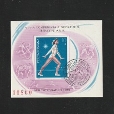 A IV-A Coferinta Europeana a Sportului LP989 1979