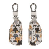 Husa Cheie Auto Kwmobile pentru VW 3 Butoane, Multicolor, Piele ecologica, KWM000011US006C