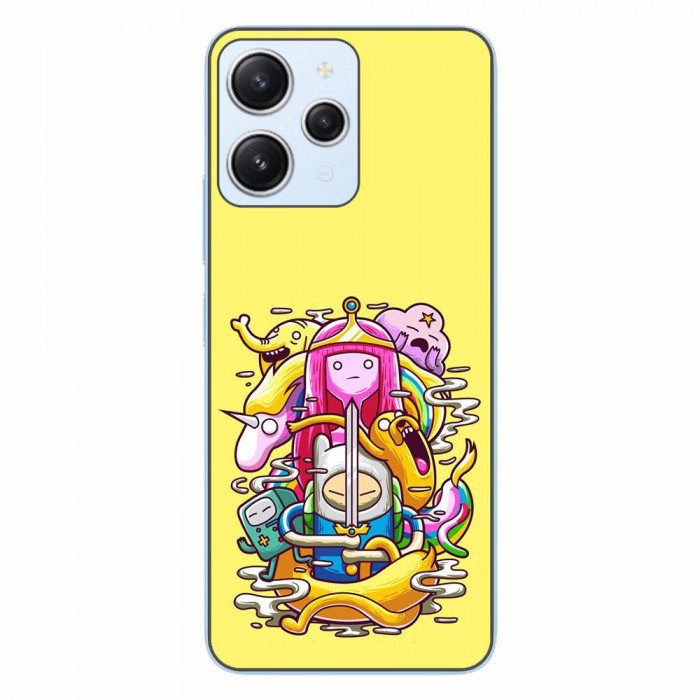 Husa compatibila cu Xiaomi Redmi 12 4G Silicon Gel Tpu Model Adventure Time Poster