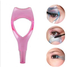 Instrument de ghidare pentru aplicator rimel, 4.2x10.5 cm, Roz