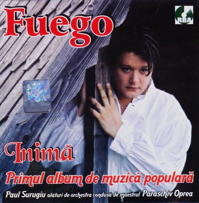 CD Populara: Fuego - Inima ( primul sau album de muzica populara; original )