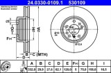 Disc frana ATE 24.0330-0109.1