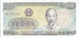 AMS# - 1000 MOT DONG 1988 VIET NAM UNC