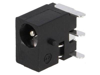 Conector alimentare DC soclu tată 3,4/1,4mm pentru PCB THT foto