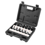 Set capete freza din carbura pentru lemn, prindere 8 mm, 12 piese