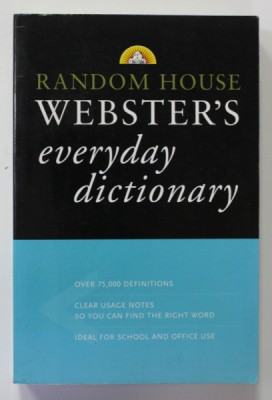 RANDOM HOUSE WEBSTER &amp;#039;S EVERYDAY DICTIONARY , 2002 foto