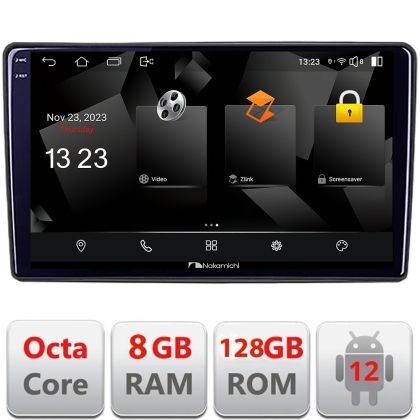 Navigatie Alfa Romeo 159 2005-2011 Nakamichi NAM5960PRO Octa core 8+128 carplay android auto radio gps internet CarStore Technology
