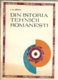 Cumpara ieftin Din istoria tehnicii romanesti - I. M. Stefan