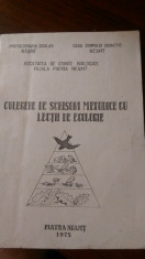 lxxc5 Culegere de scrisori metodice cu lectii de ecologie - 1975 foto