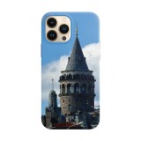 Husa compatibila cu Apple iPhone 11 model Galata Tower, Silicon, TPU, Viceversa, Transparent, Carcasa