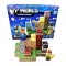 Cuburi Magnetice Minecraft - Constructie Pixel Village 3D Educative 3+