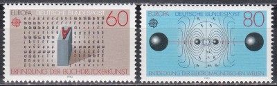 Germania 1983 - EUROPA - Invenţii, MNH foto