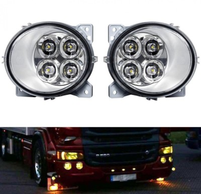 Set Proiectoare de Ceata LED Stanga + Dreapta pentru Scania P, G, R, T dupa 2004 , Galben foto