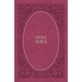 NKJV, Holy Bible, Soft Touch Edition, Imitation Leather, Pink, Comfort Print
