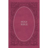 NKJV, Holy Bible, Soft Touch Edition, Imitation Leather, Pink, Comfort Print