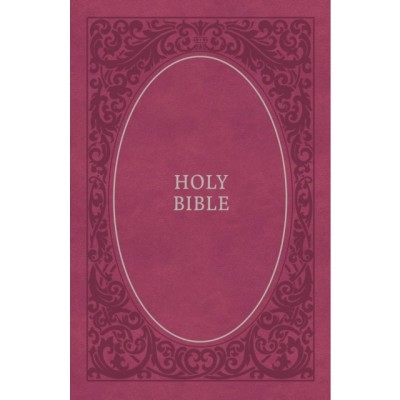 NKJV, Holy Bible, Soft Touch Edition, Imitation Leather, Pink, Comfort Print foto