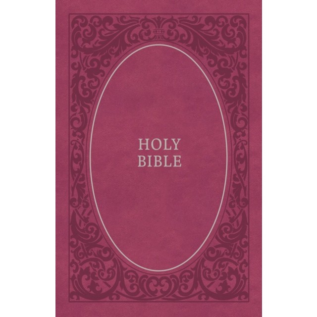 NKJV, Holy Bible, Soft Touch Edition, Imitation Leather, Pink, Comfort Print