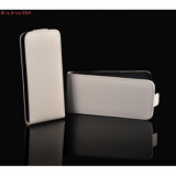 Husa Piele Tip Carte Nokia Lumia 1020 Slim Flip Alb