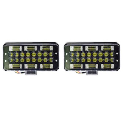 Set 2 Proiectoare led 198W, 2 faze,Suv, ATV, Tractor, Jeep foto