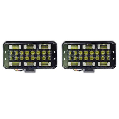 Set 2 Proiectoare led 198W, 2 faze,Suv, ATV, Tractor, Jeep