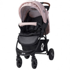 Carucior Lorelli Sport Daisy cu Husa de Picioare, Colectia 2021 Black &amp;amp; Cameo Rose foto