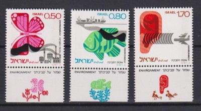 ISRAEL 1975 MI 656-658 MNH foto