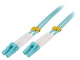 Patch cord fibră OM3 LC/UPC 5m LSZH, Logilink